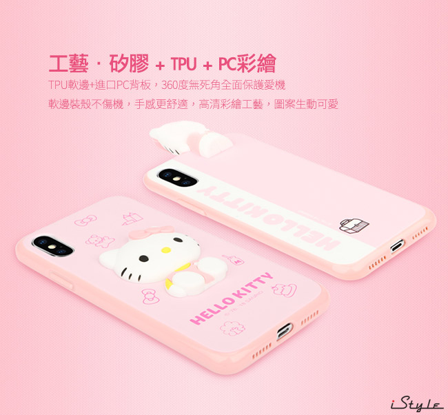 iStyle iPhoneXR 6.1吋 Hello Kitty 甜點手機殼