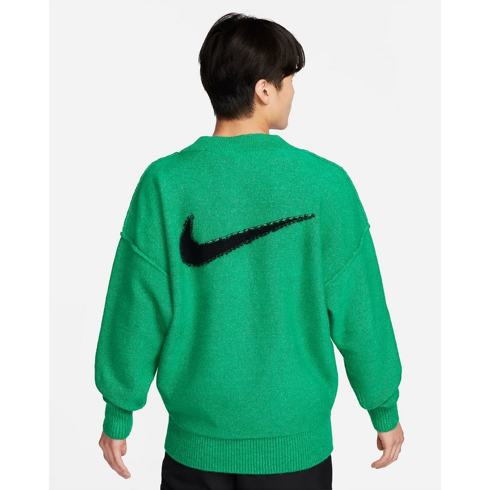 NIKE AS M NSW TP ENG KNIT SWEATER G 男長袖上衣-綠-FB7810324 | NIKE