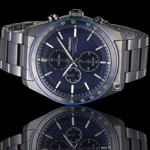 SEIKO鋼鐵英雄太陽能計時腕錶(SSC731P1)44mm