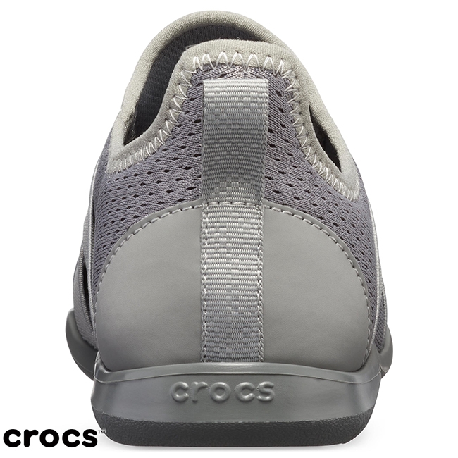 Crocs 卡駱馳 (女鞋) 女士激浪束帶鞋LOGO款 205416-019