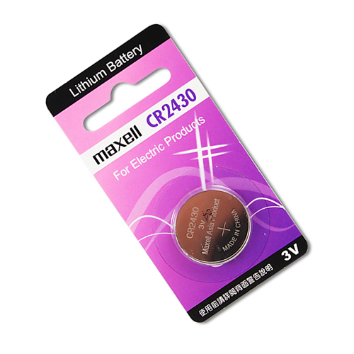 日本品牌水銀電池 maxell CR2430 鈕扣型水銀電池(一組兩入)