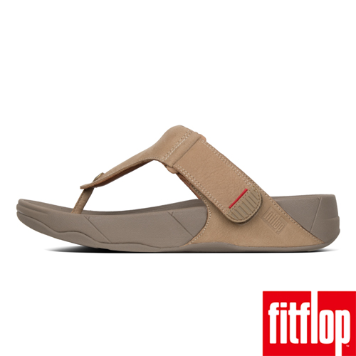 FitFlop TRAKK II LEATHER TOE-THONG-羽毛灰