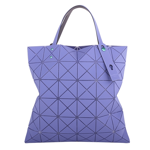 ISSEY MIYAKE BAOBAO 單彩透光幾何方格6x6手提包(蒼藍色) | 購物