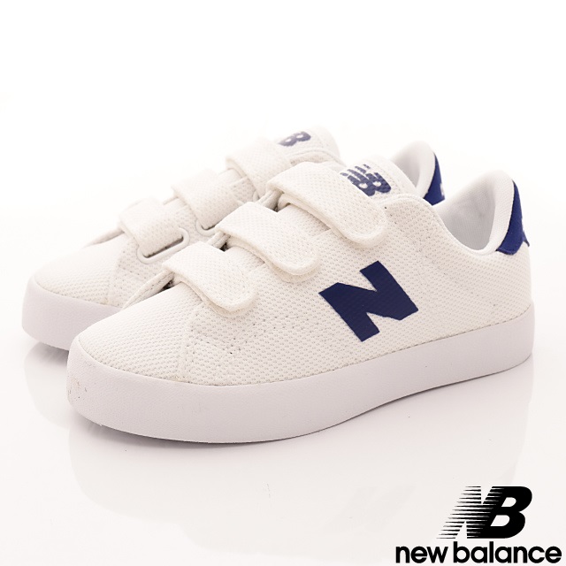 NewBalance 簡約三絆帶鞋款CRTBLP白(中小童段)