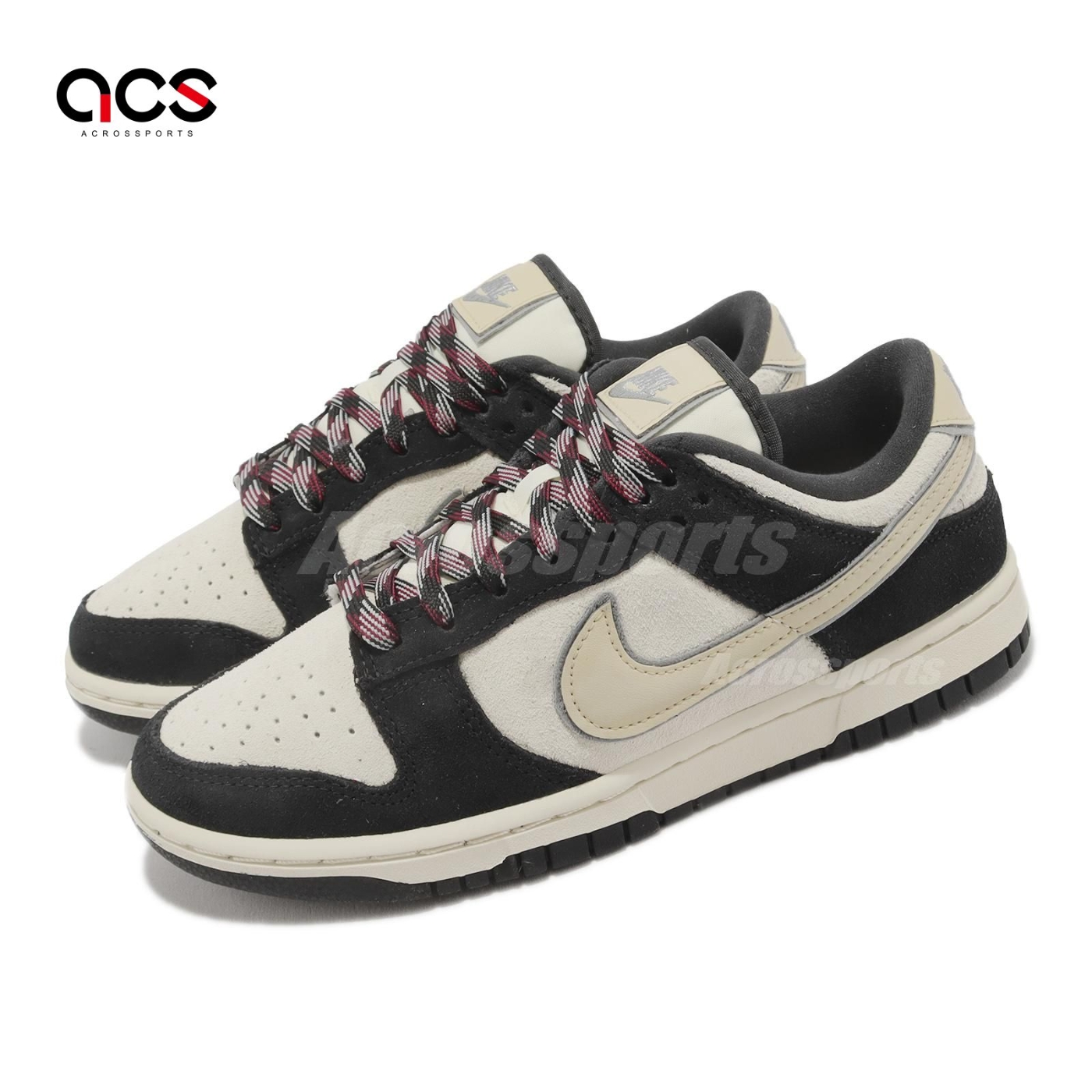 Nike Wmns Dunk Low LX Black Suede 奶油白黑休閒鞋女鞋DV3054-001