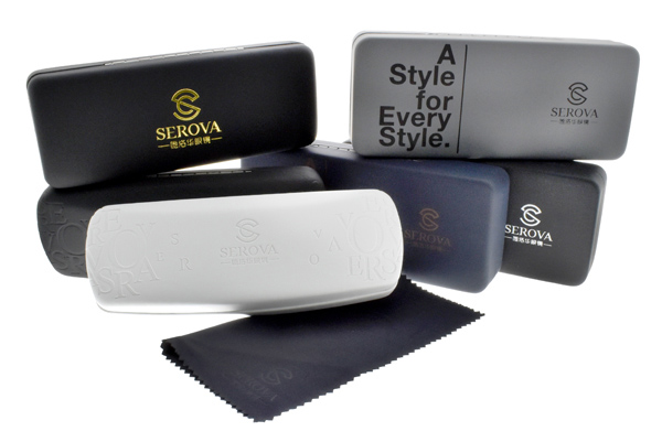 SEROVA眼鏡 β鈦材質 多邊造型款/黑-銀 #SC172 C36