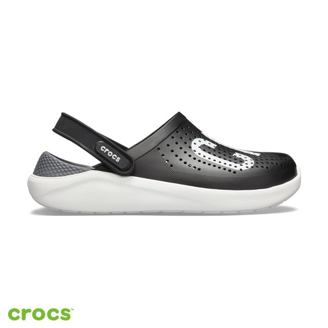 Crocs 卡駱馳 (中性鞋) 瘋狂LOGO克駱格 205893-066