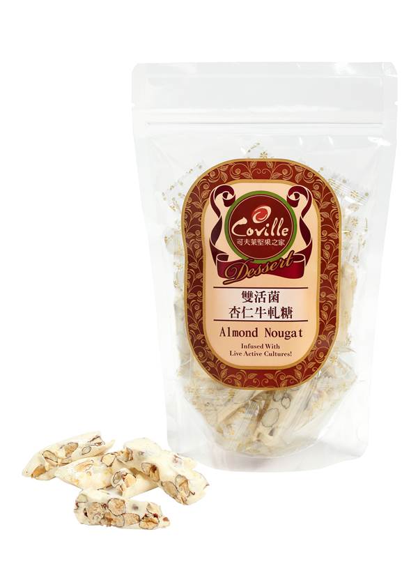 可夫萊堅果之家 雙活菌杏仁牛軋糖(220g/包，共2包)