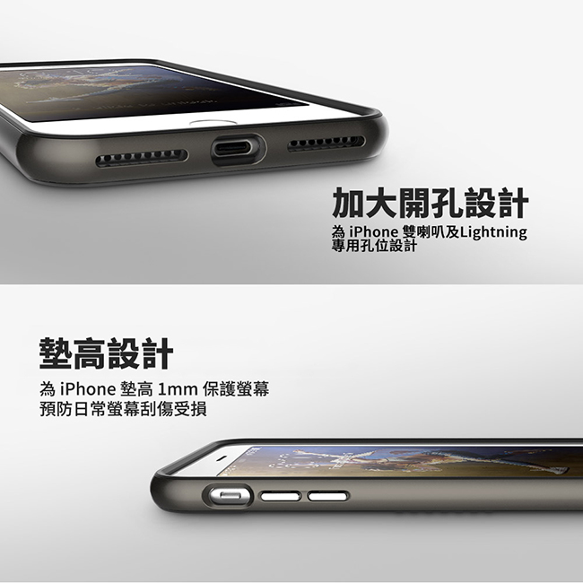 DesignSkin iPhone 8/7 Plus 極限防護雙層邊框手機殼