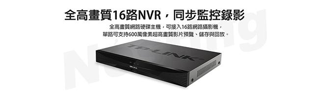 TL-NVR6216S H.265 網路硬碟主機（16路雙碟）