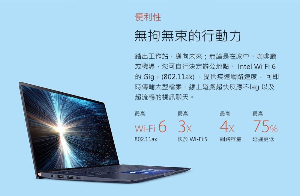 ASUS UX434FLC 14吋筆電(i5-10210U/MX 250/512G/銀)