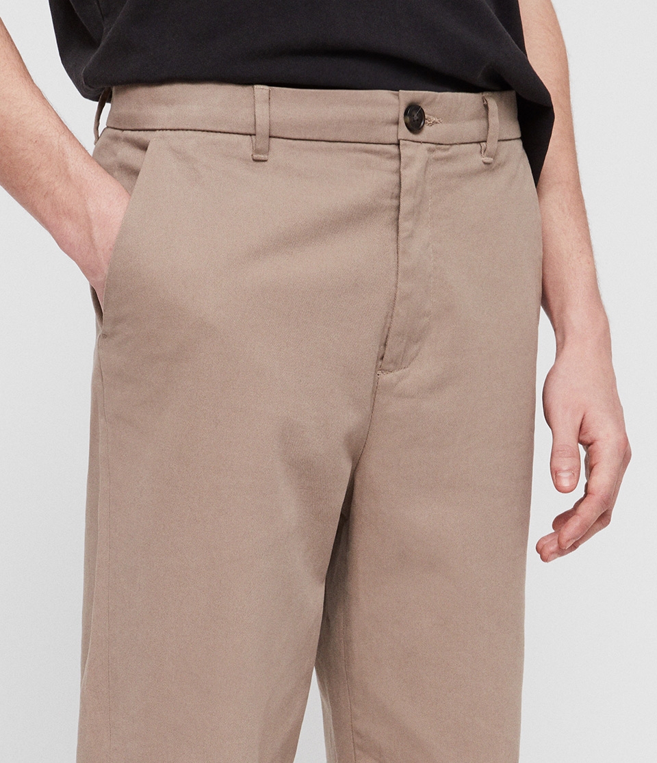 ALLSAINTS MURO CHINO 修素面純棉修身長褲