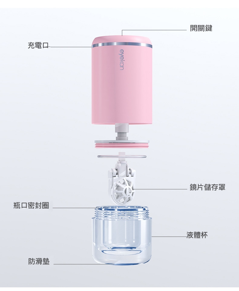 超聲波隱形眼鏡清洗盒