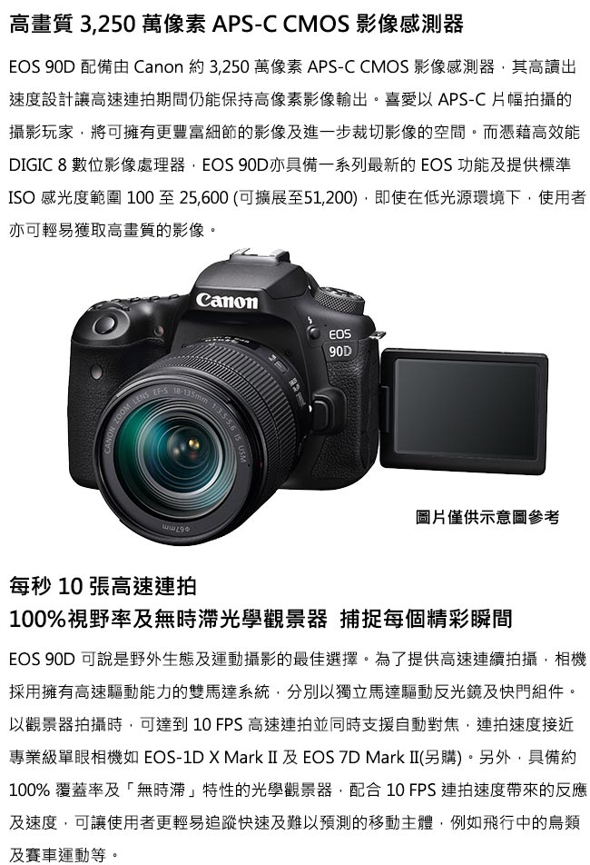 Canon EOS 90D 單機身(公司貨) | 單眼/微單-APSC | Yahoo奇摩購物中心