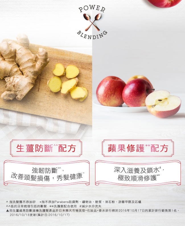 Hair Recipe 生薑蘋果防斷滋養護髮精華素530g