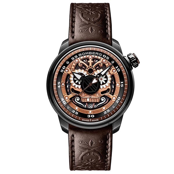 BOMBERG 炸彈表 Auto Mariachi Skull 限量版