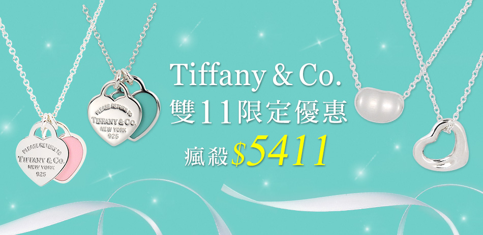 Tiffany&Co經典款925純銀項鍊5411