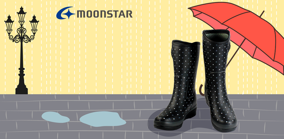 日本百年品牌Moonstar舒適多功能雨鞋8折
