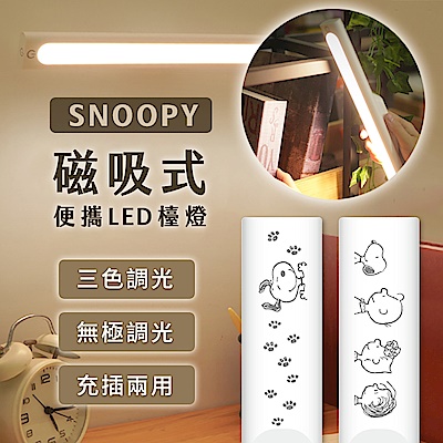 [組合]SNOOPY史努比 磁吸式便攜LED檯燈 正版授權 (三色調光 無極調光 充插兩用) + 微軟 Microsoft 365 個人版一年 盒裝（無光碟）         product thumbnail 2