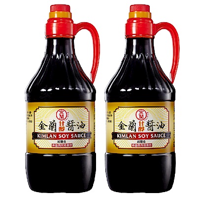 金蘭甘醇醬油1500ml x2入