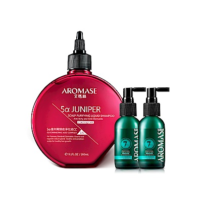 Aromase 艾瑪絲 頭皮淨化養髮調理組(日常保養組-淨化液CC 260mLx1+涼感養髮液40mLx2) product thumbnail 2
