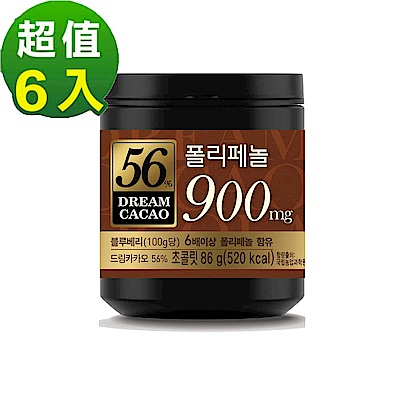 Lotte樂天 骰子巧克力56%(86g)x6罐 超值組