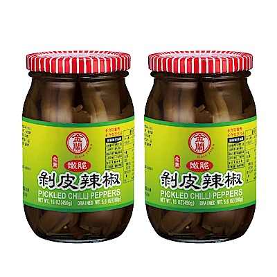 金蘭 剝皮辣椒(450g) 2入組 product thumbnail 2