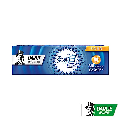 黑人全亮白 極緻進階美白4入組牙膏  120gx4  product thumbnail 4