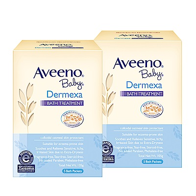 艾惟諾Aveeno  嬰兒燕麥益敏泡澡粉 21g*5包入 2入組