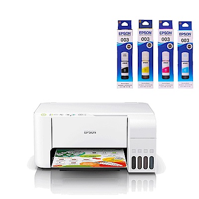 超值組-EPSON L3156 Wi-Fi三合一連供印表機+1黑3彩墨水 product thumbnail 2