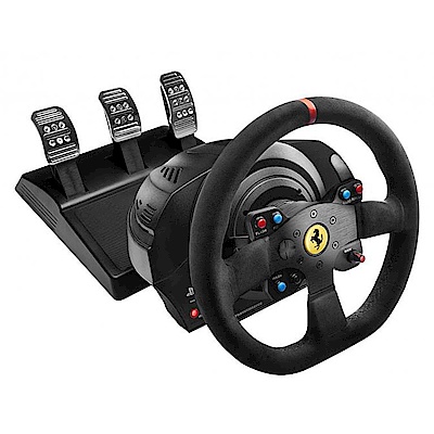 [組合] Thrustmaster T300 法拉利 ALCANTARA EDITION 方向盤+NLR WHEEL STAND 2.0 賽車架 product thumbnail 2