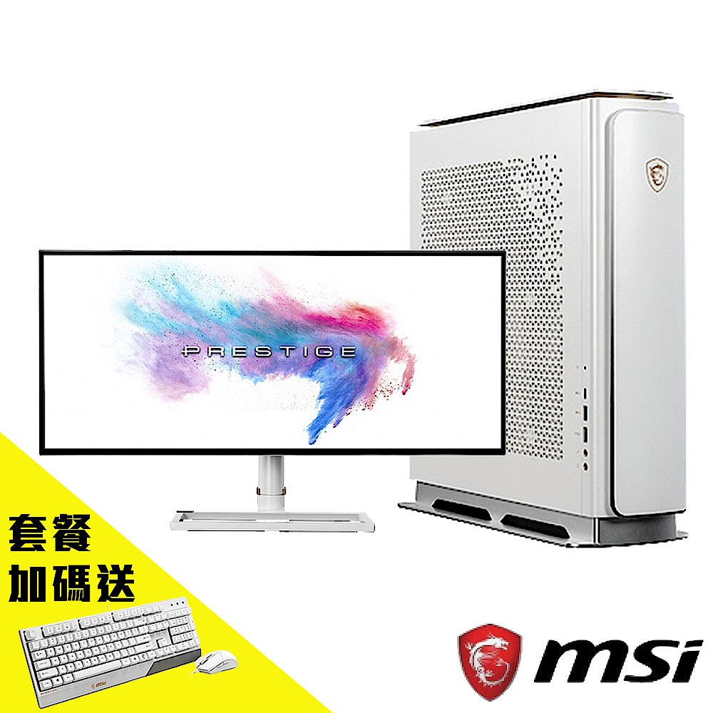 MSI微星 Prestige P100-025創作者輕巧桌機螢幕組 product image 1