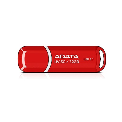 [超值五入組]ADATA 威剛 UV150 32GB USB行動碟(紅色)