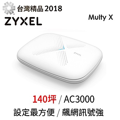 ZyXEL合勤 Multy X 三頻全覆蓋無線延伸系統 WSQ50雙包裝  product thumbnail 3