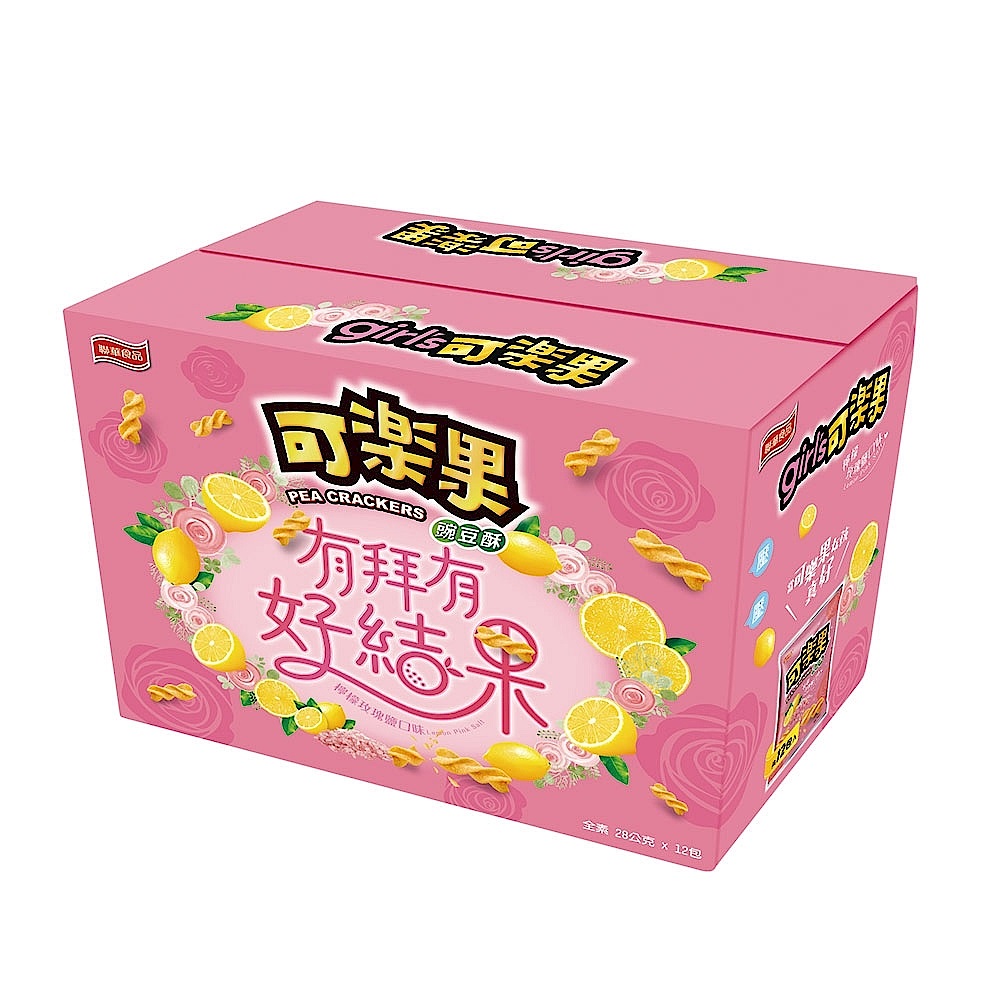 可樂果 檸檬玫瑰鹽口味拜拜箱(28gx12包) X2箱 product image 1