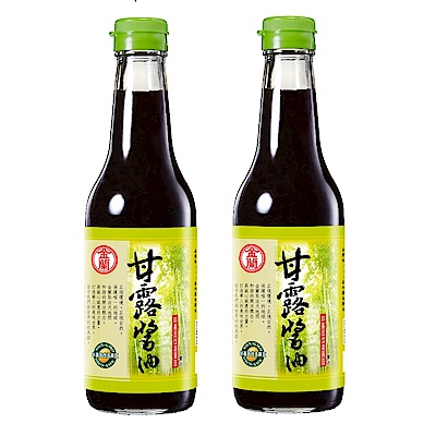 金蘭 甘露醬油(500ml) x2入組