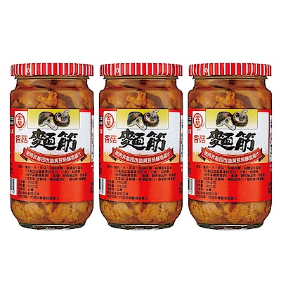 金蘭 香菇麵筋(396g)x3入組