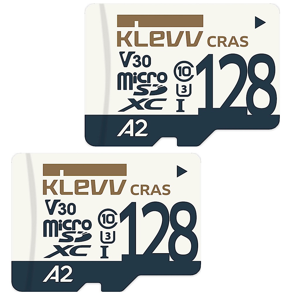 (2入)KLEVV Micro SDXC UHS-1 U3 V30 A2 128GB 卡 product image 1