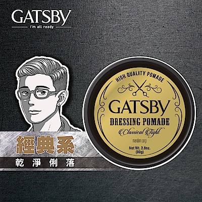 (買一送一) GATSBY 經典服貼髮油80g product thumbnail 3