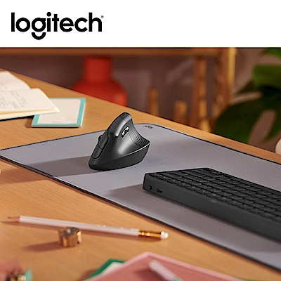 (超值組合)Logitech 羅技 Wave Keys人體工學鍵盤+Lift 人體工學垂直滑鼠(石墨灰) product thumbnail 10