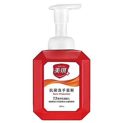 美琪 抗菌洗手慕斯500ml X1入+3785ml補充瓶 X1入 product thumbnail 2