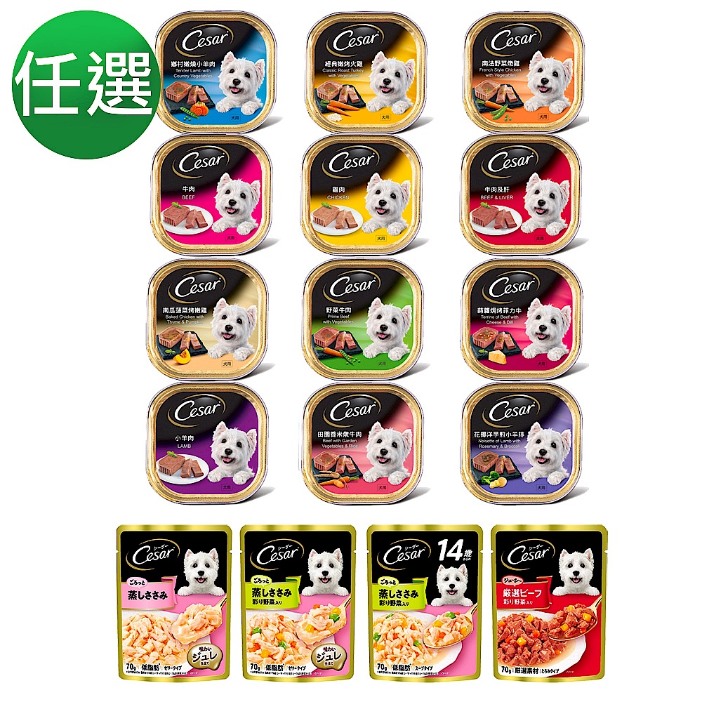 西莎 餐盒 (100g*24入) +蒸鮮包(70g*16入)-多款任選 product image 1