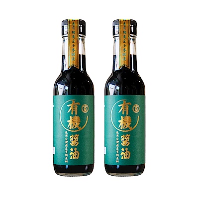 金蘭食品 有機醬油 295ml 2入組