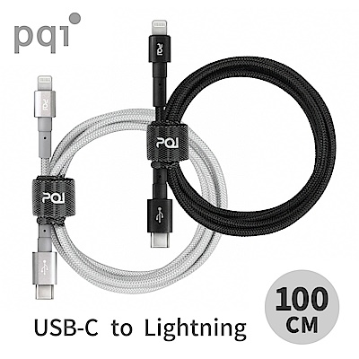 [組合]PQI【MFI蘋果認證】USB-C to Lightning 充電傳輸編織線 100cm (iCable CL100) + 微軟 Microsoft 365 個人版一年 盒裝（無光碟）     product thumbnail 2