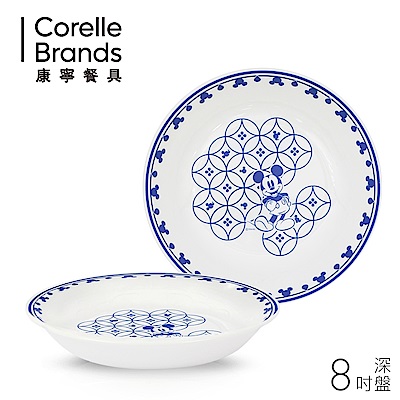 【康寧CORELLE】 青花彩 米奇餐盤湯碗4件組-MBL0403 product thumbnail 2