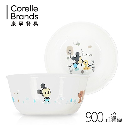 【康寧CORELLE】童玩趣 米奇/米妮 餐盤碗3件組-MNC0302 product thumbnail 4