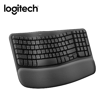 (超值組合)Logitech 羅技 Wave Keys人體工學鍵盤+Lift 人體工學垂直滑鼠(石墨灰) product thumbnail 2