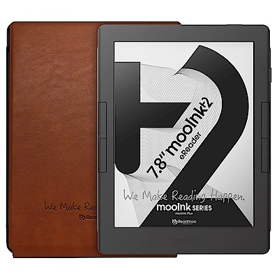[組合] Readmoo 讀墨 mooInk Plus 2 7.8吋電子書閱讀器+直掀式保護殼 (楓木棕) product thumbnail 2