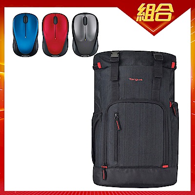 Targus Rucksack15.6吋休閒電腦後背包+羅技M235無線滑鼠