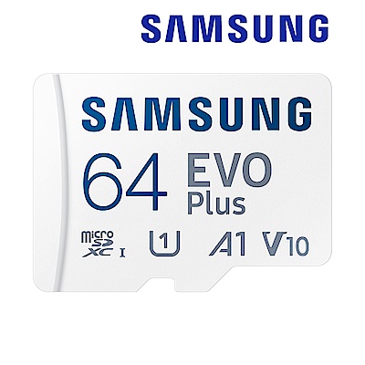 [超值五入組]SAMSUNG 三星 EVO Plus microSDXC UHS-I U1 A1 V10 64GB記憶卡 公司貨 product thumbnail 2